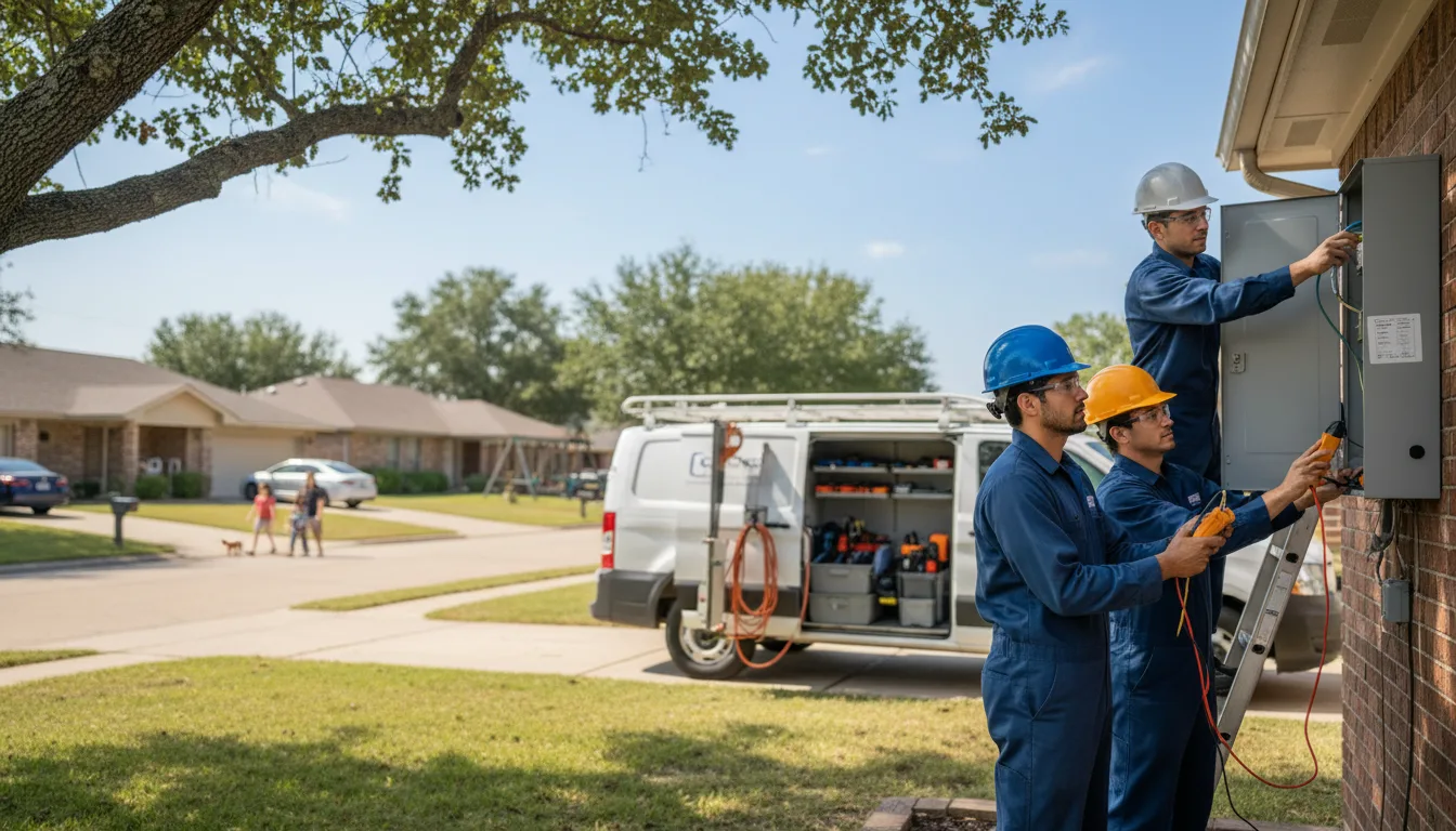 Certified electrician providing emergency electrical services in Sangerville, ME